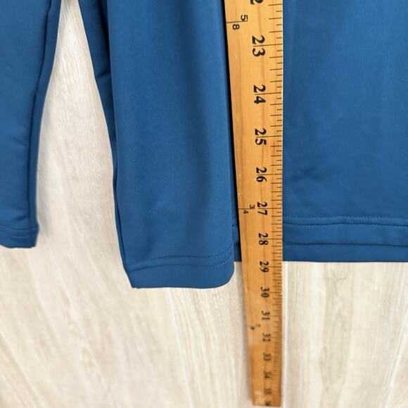GYMSHARK Regulate Full Zip Sweater Mens Large Teal Jacket Workout Activewear Gym - Picture 7 of 9